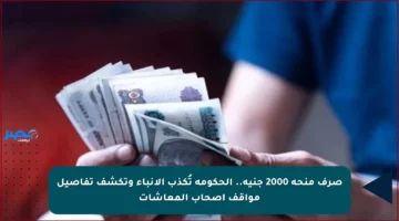 صرف منحة 2000 جنيه.. الحكومة تُكذب الأنباء وتكشف تفاصيل مواقف أصحاب المعاشات